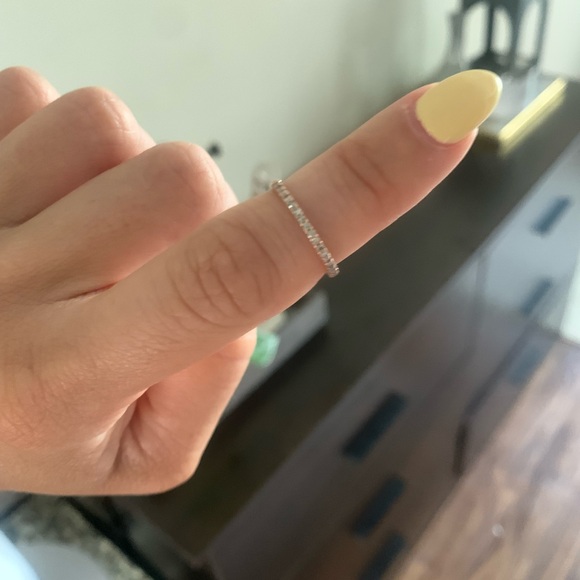 Zales 10k rose gold Diamond wedding band - Picture 1 of 8